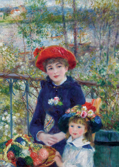 AC70 - Two Sisters (on the Terrace) by Pierre Auguste Renoir - Click Image to Close